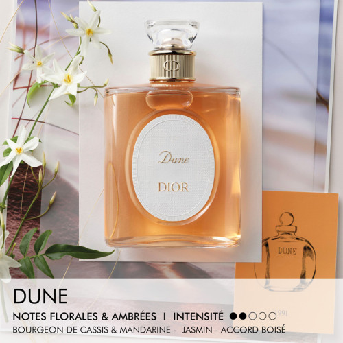 Dune Eau de toilette - Notes florales et ambrées Dior